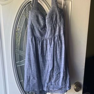 Denim Halter Dress